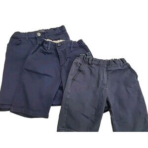 3 Pair Girl's Size 8 Navy Blue Uniform Shorts‎ Children's Place Nautica Gap